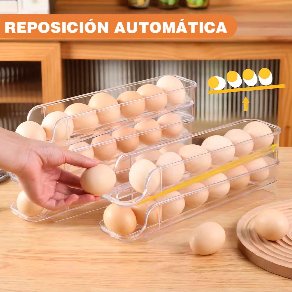 Miniatura 2 de Organizador de Huevos 2 Bandejas X-21